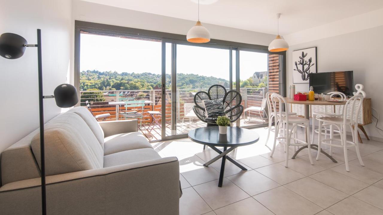 Villa Belle Vue Avec Jacuzzi Privatif Sarlat-la-Canéda Buitenkant foto