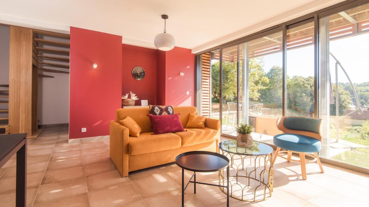 Villa Belle Vue Avec Jacuzzi Privatif Sarlat-la-Canéda Buitenkant foto